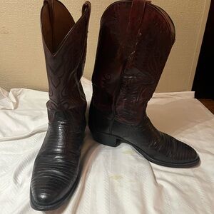 Lucchese 2000 Western Ostrich Boots